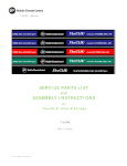 MCC FlexCLIK Service Parts List/Assembly Guide